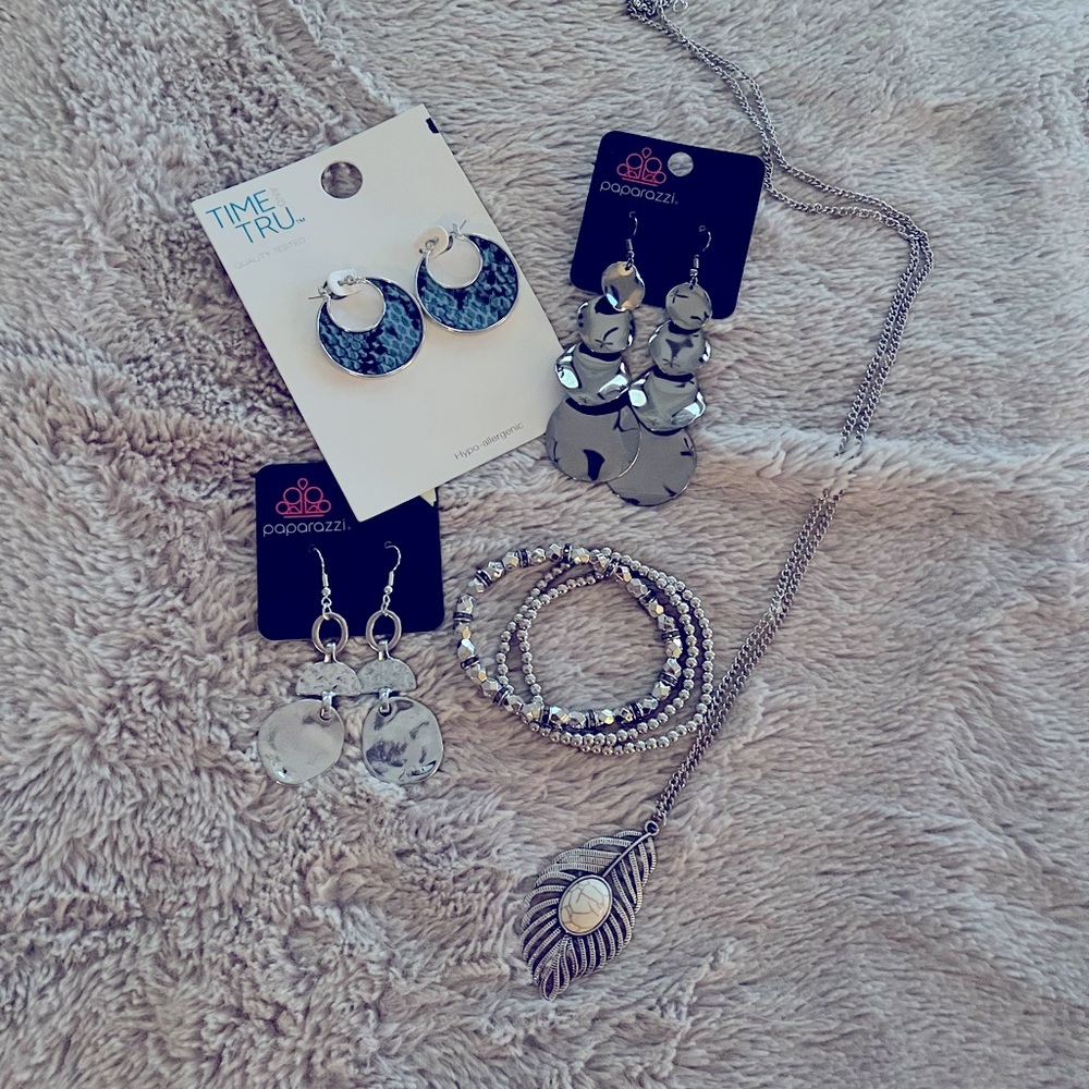 Silver jewelry Bundle. New/Never worn.
